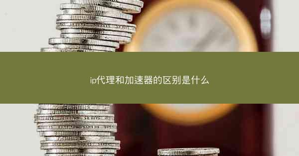 ip代理和加速器的区别是什么