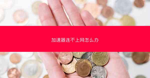加速器连不上网怎么办