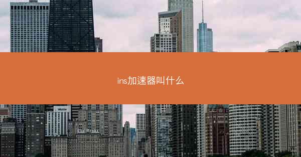 ins加速器叫什么