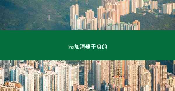 ins加速器干嘛的