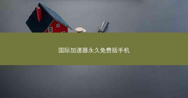 国际加速器永久免费版手机