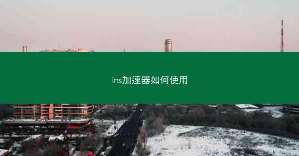 ins加速器如何使用