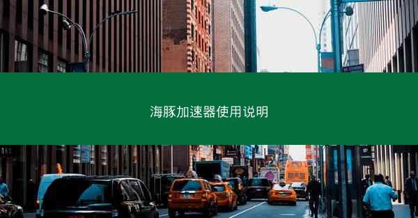 海豚加速器使用说明