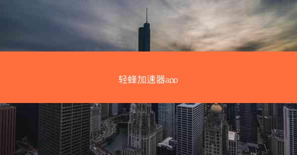 轻蜂加速器app