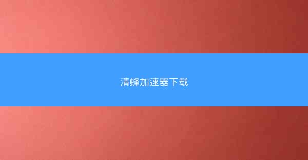 清蜂加速器下载