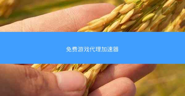 免费游戏代理加速器