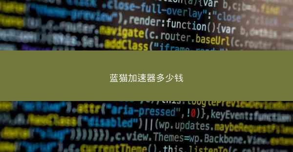 蓝猫加速器多少钱