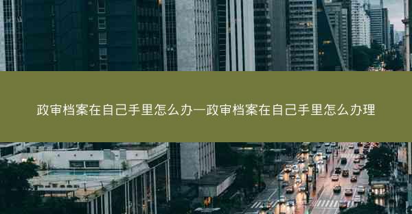 政审档案在自己手里怎么办—政审档案在自己手里怎么办理
