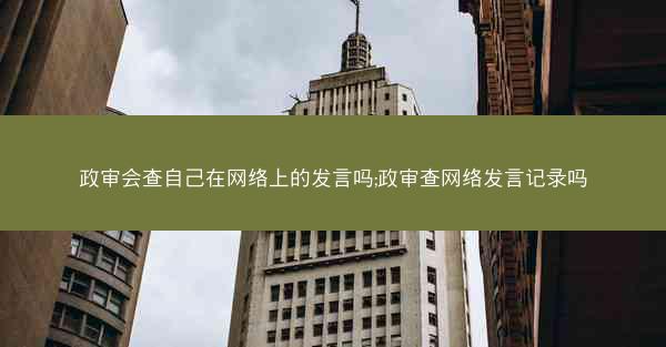 政审会查自己在网络上的发言吗;政审查网络发言记录吗