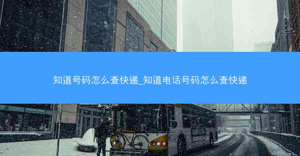 知道号码怎么查快递_知道电话号码怎么查快递