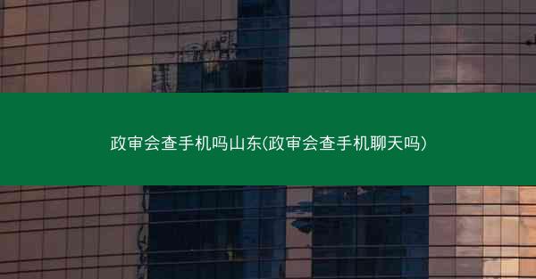 政审会查手机吗山东(政审会查手机聊天吗)