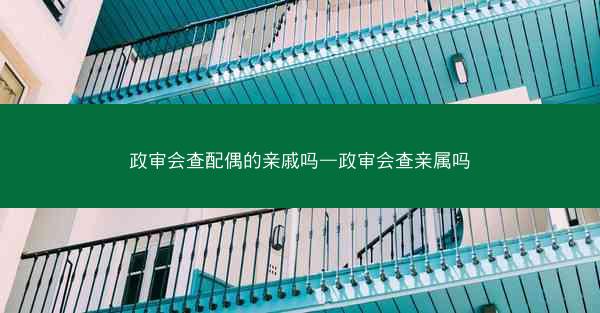 政审会查配偶的亲戚吗—政审会查亲属吗