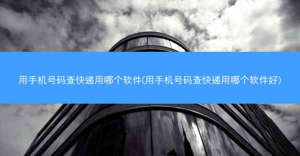 用手机号码查快递用哪个软件(用手机号码查快递用哪个软件好)