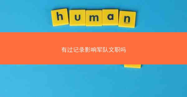 有过记录影响军队文职吗