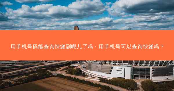 用手机号码能查询快递到哪儿了吗、用手机号可以查询快递吗?