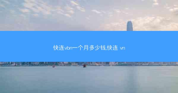 快连vbn一个月多少钱,快连 vn