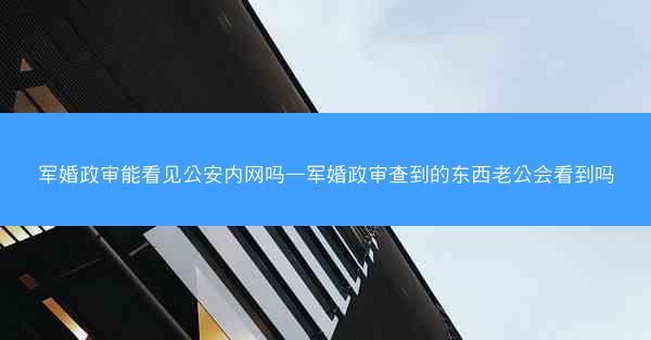 军婚政审能看见公安内网吗—军婚政审查到的东西老公会看到吗