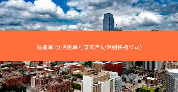 快递单号(快递单号查询自动识别快递公司)