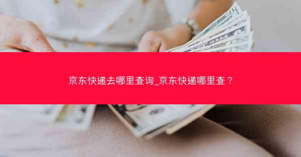 京东快递去哪里查询_京东快递哪里查?