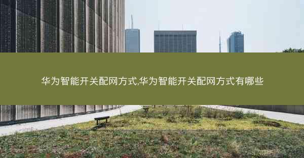 华为智能开关配网方式,华为智能开关配网方式有哪些