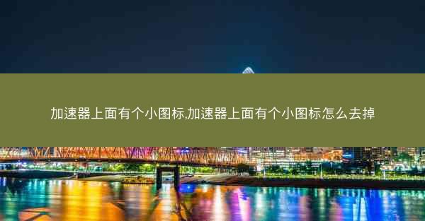 加速器上面有个小图标,加速器上面有个小图标怎么去掉