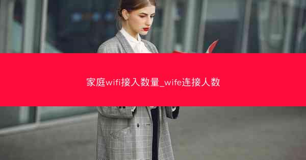 家庭wifi接入数量_wife连接人数