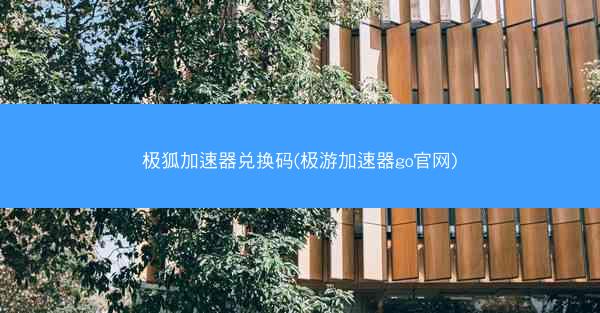 极狐加速器兑换码(极游加速器go官网)